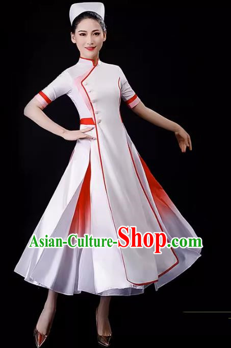 Nurse Dance Costumes Dance Costumes Modern Dance Costumes Stage Performance Women Suits Chorus Costumes