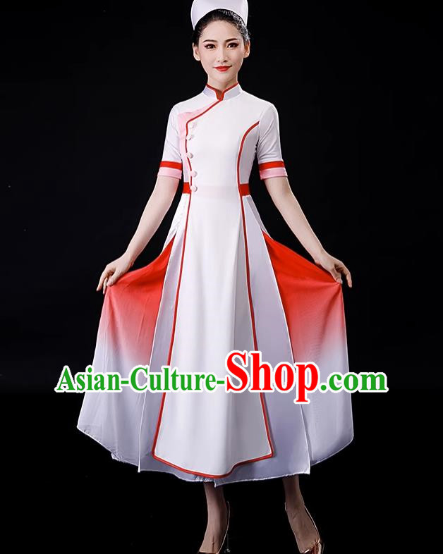 Nurse Dance Costumes Dance Costumes Modern Dance Costumes Stage Performance Women Suits Chorus Costumes