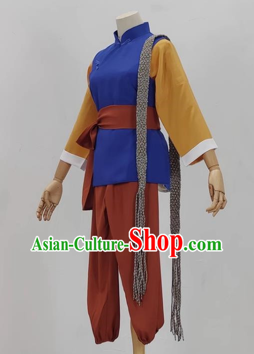 Yue Opera Zhang Hupong Costumes Costumes Huangmei Opera Costumes Poor Old Students Servants