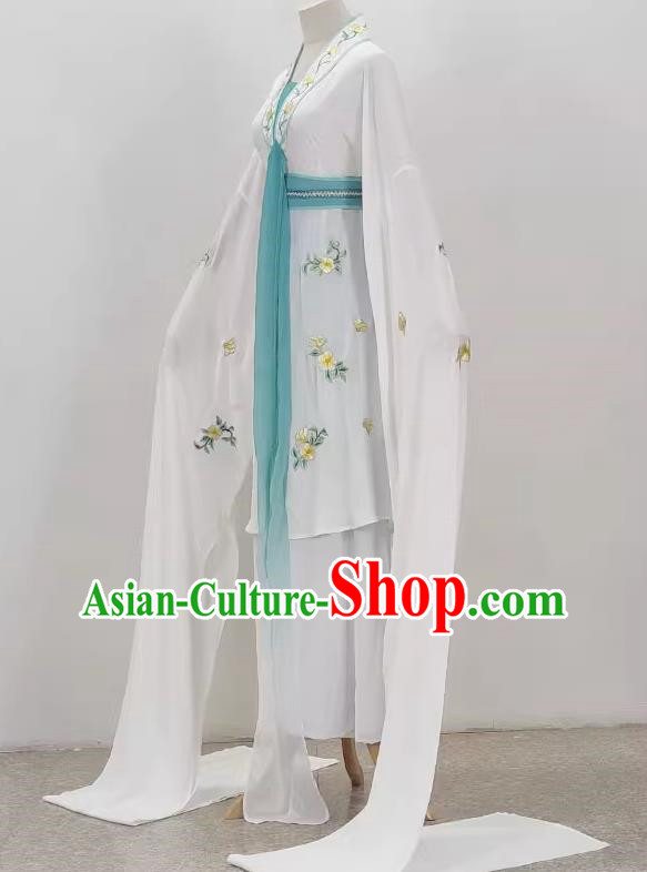 Yue Opera Hua Dan Costumes Huangmei Opera Costumes Long Water Sleeves Opera Dance Performance Costumes