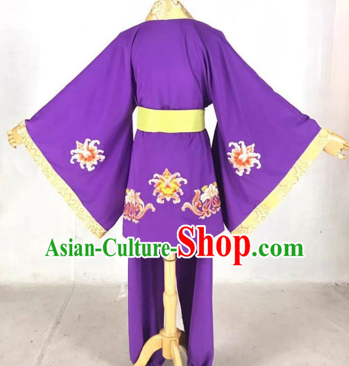 Purple Drama Zhu Bajie Costume Ancient Costume Yue Opera Huangmei Opera Costume Large Sleeved Student Clothes