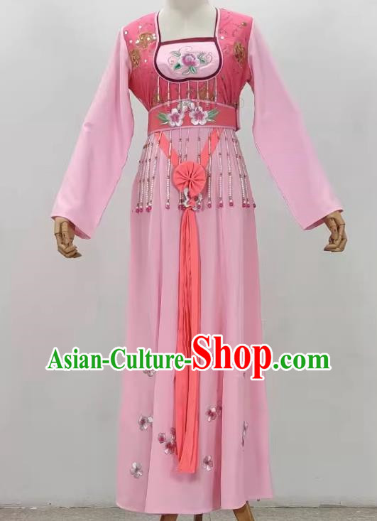 Maid And Palace Maid Split Embroidered Yue Opera Hua Dan Costume Drama Opera Performance Costume Dance Costume