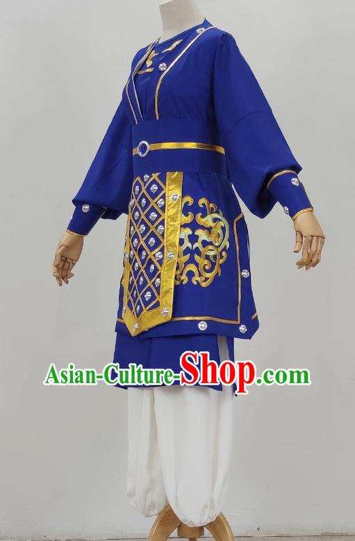 High End Troupe Dragon Embroidered Military Uniforms Yue Opera Drama Costumes Huangmei Opera And Qiong Opera Costumes Dance Costumes