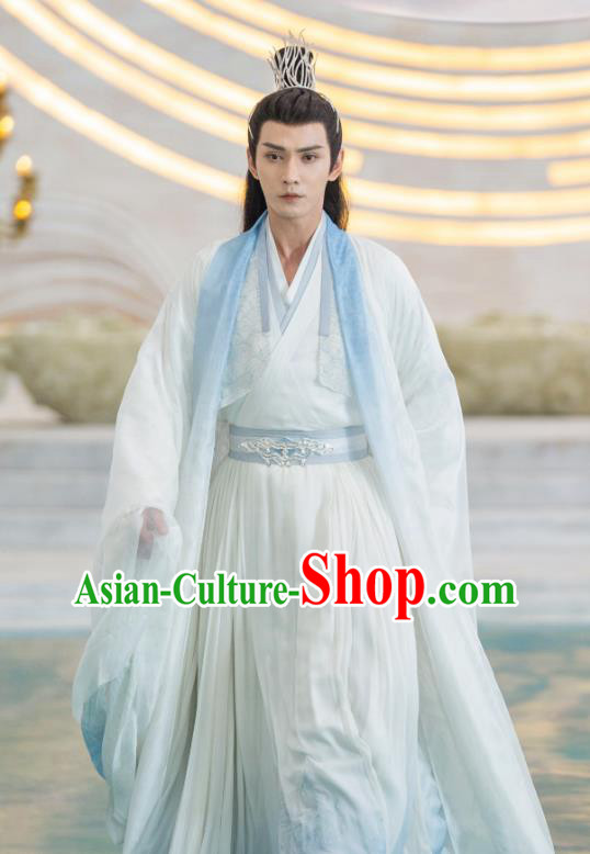 China Ancient King Costumes Drama Chong Zi Venerable Chong Hua Clothing