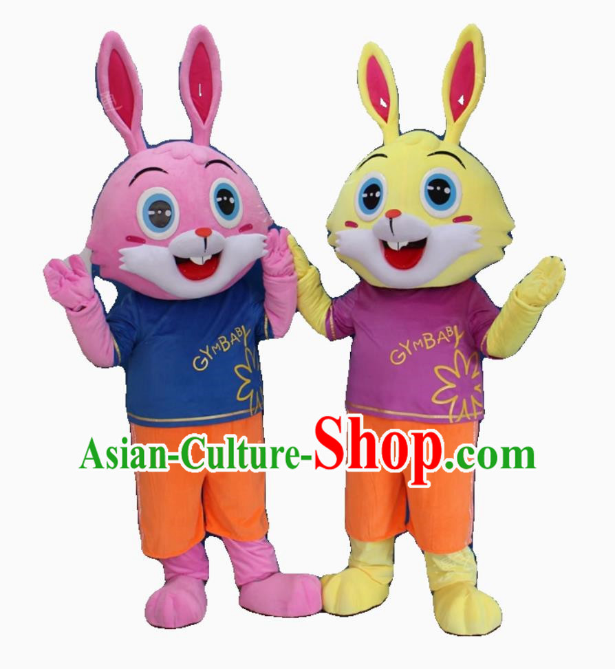 Sports Baby Mascot Rabbit Doll Costume Cute Beibei Rabbit Adult Wearable Walking Promotional Animal Doll