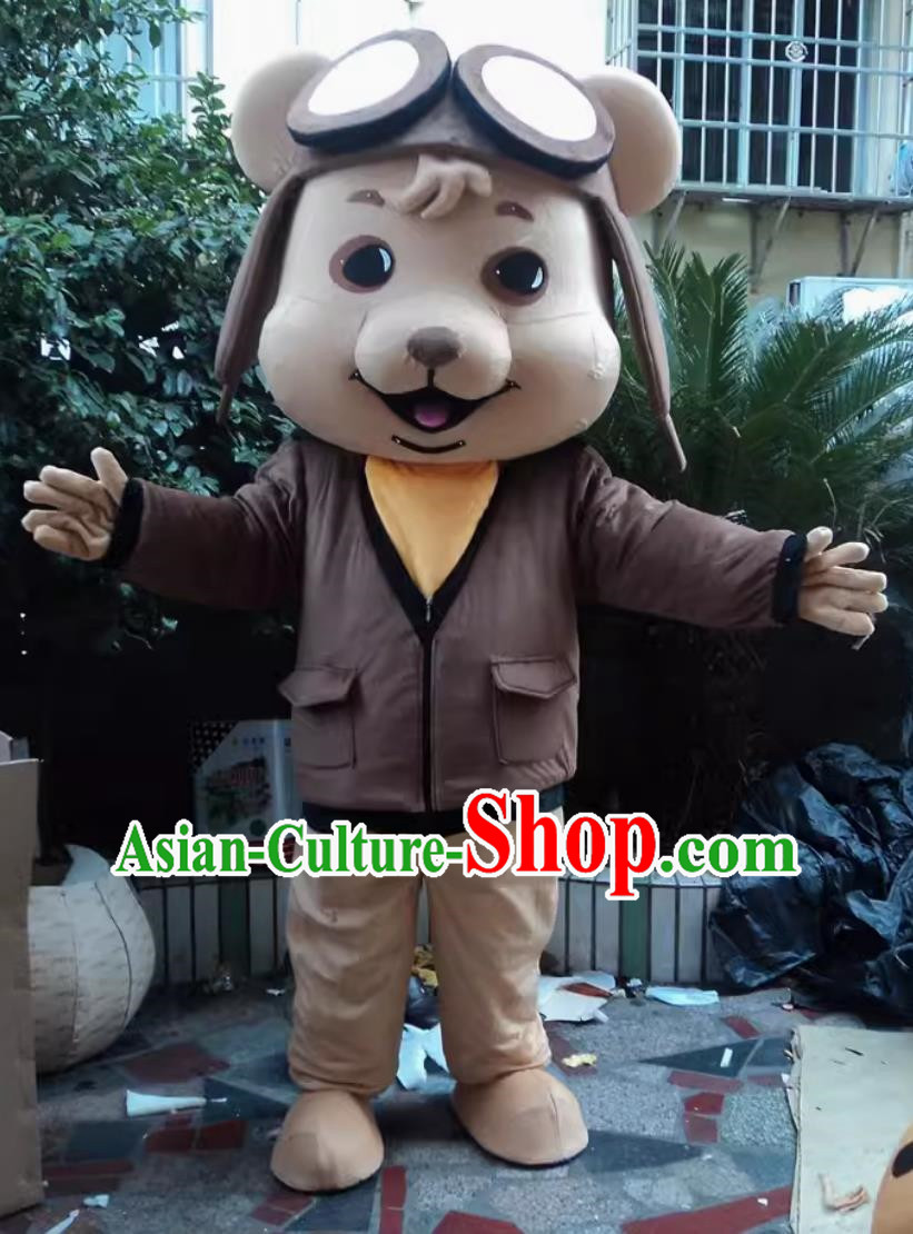 Pilot Dog Master Dog Promotional Campaign Advertising Costume Large Doll Cartoon Doll Costume