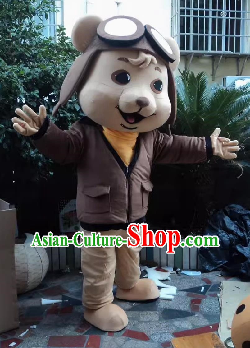 Pilot Dog Master Dog Promotional Campaign Advertising Costume Large Doll Cartoon Doll Costume