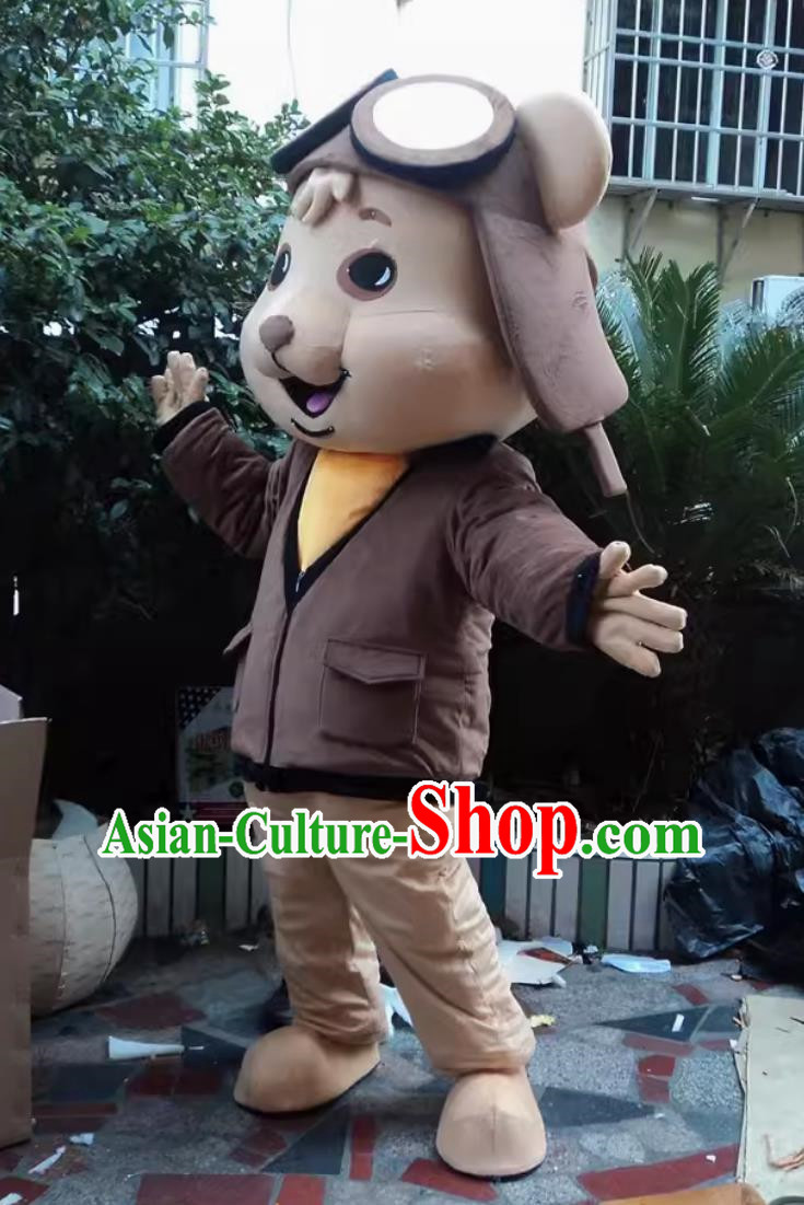 Pilot Dog Master Dog Promotional Campaign Advertising Costume Large Doll Cartoon Doll Costume