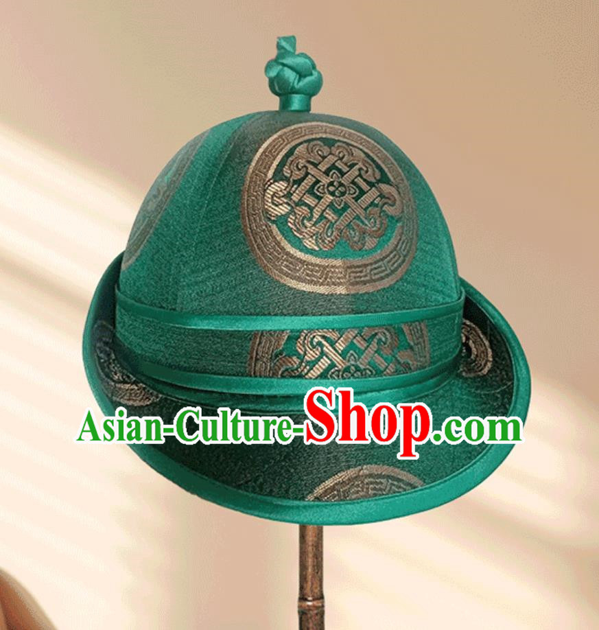 Green Men Adult Mongolian Hat Daily Hat Headwear