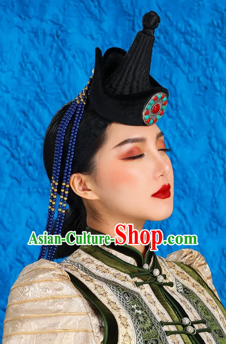 Mongolian Ladies Headwear Exotic Hat