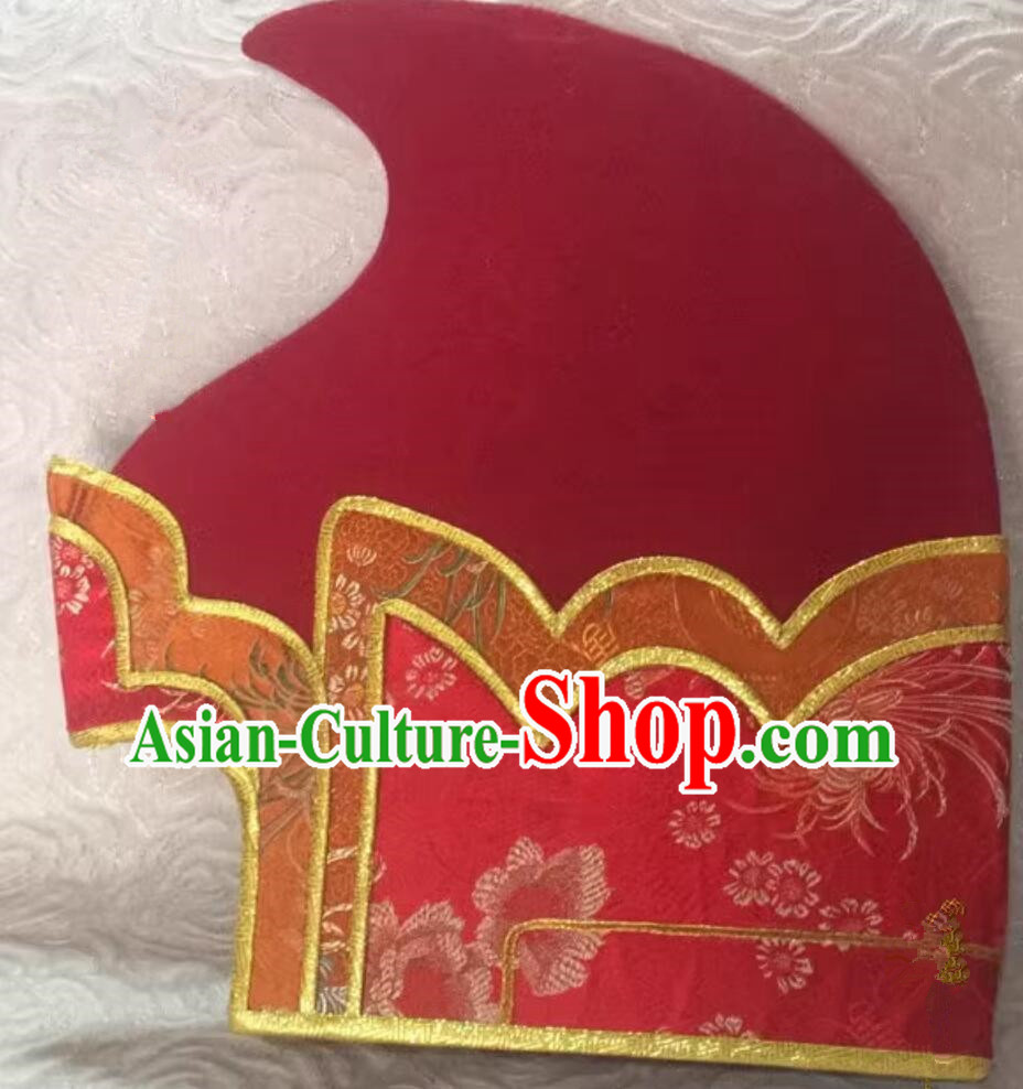 Traditional Tibetan Monk Mater Hat Handmade China Xizang Lama Headwear